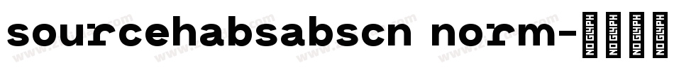 sourcehabsabscn norm字体转换